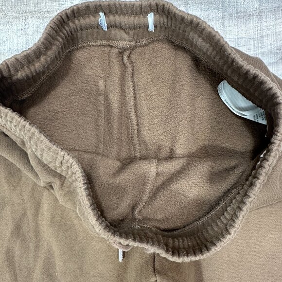 Y2K Vtg Hollister Brown Sweatpants Drawstring Waist White Leg Size M? - Picture 9 of 11